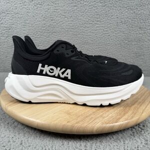 Hoka One One Arahi 8 Mens Size 9.5 D Black Road Running Shoes 1168690 BWHT